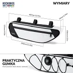 Torba pod ramę roweru Rockbros  Road to Sky TL003, 2 L, wodoodporna, biała - 6