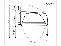 Sakwa Sport Arsenal 480 QF z bagażnikiem Quick Fix  S1, S2, S3 - 18