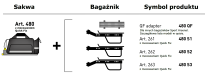 Sakwa Sport Arsenal 480 QF z bagażnikiem Quick Fix  S1, S2, S3 - 10