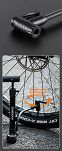 Pompka rowerowa Rockbros 42310006001 z manometrem - 5