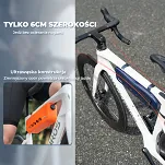 Wodoodporna torba pod ramę Rockbros AS-140 Road to Sky - pomarańczowa - 8