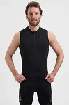 Koszulka rowerowa Rogelli ESSENTIAL II - bez rękawów czarna - 3