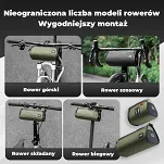 Uniwersalna modułowa torba rowerowa Rockbros 081 - khaki - 4