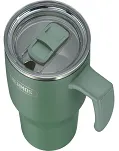 Duży termokubek Thermos Refreshing 1,1 L - z uchwytem i słomką - matowo zielony - 5