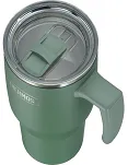 Duży termokubek Thermos Refreshing 1,1 L - z uchwytem i słomką - matowo zielony - 7
