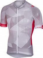 Koszulka rowerowa kolarska Castelli Climbers 2.0- szaro-czerwona roz. M i XL
