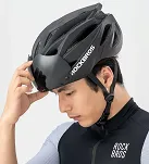 Kask rowerowy Rockbros z szybką, odpinane okulary UV - 11
