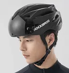 Kask rowerowy Rockbros z szybką, odpinane okulary UV - 14