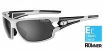Okulary TIFOSI AMOK white black (3szkła 15,4% Smoke, 41,4% AC Red, 95,6% Clear) - 2