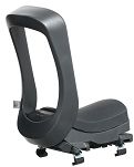Siedzenie na bagażnik Urban Iki Junior SET key lock - Black/Black - 4