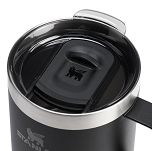 Kubek kempingowy z pokrywką Stanley Camp Mug 0,35L - Czarny - 4