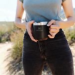 Kubek kempingowy z pokrywką Stanley  Camp Mug 0,35L - Czarny - 12