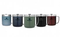 Kubek kempingowy z pokrywką Stanley  Camp Mug 0,35L - Czarny - 6
