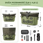 Miejska torebka na kierownicę Rockbros W020-1 - 4,6 L - 2