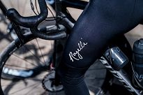 Damskie średnio ocieplane spodnie rowerowe Rogelli ESSENTIAL z wkładką żelową i wzmocnionymi kolanami, czarne - 8