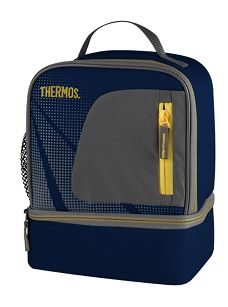 Dwukomorowa torba termiczna Thermos 4L – niebieska