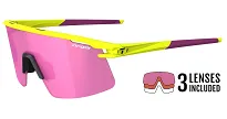 Okulary TIFOSI MOAB LITE CLARION - speed yellow - 3 szkła - 4