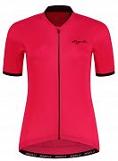 Przewiewna damska koszulka rowerowa ESSENTIAL, wiśniowa roz. M