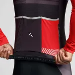 Bluza kolarska Rogelli STRYDE - czarny-czerwona - 7