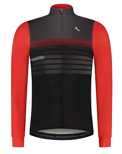 Bluza kolarska Rogelli STRYDE - czarny-czerwona