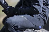 Zimowe softshellowe spodnie kolarskie Rogelli ARTICO z ochroną brzucha, czarne - 8