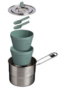 Turystyczny zestaw naczyń do gotowania Stanley dla dwóch osób Wildfare Go