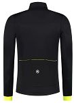 Bluza rowerowa Rogellii CORE z oddychającymi bokami, czarno-odblaskowo żółta - 2
