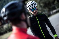 Bluza rowerowa Rogellii CORE z oddychającymi bokami, czarno-odblaskowo żółta - 9