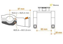 Uchwyt do sakwy na kierownicę Sport Arsenal 183E  -E0BIKE rowery elektryczne - 3