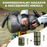 Śpiwór puchowy Qunature HS-800 (-5℃) - olive green - 3