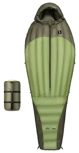 Śpiwór puchowy Qunature HS-800 (-5℃) - olive green