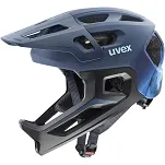 Kask dziecięcy Uvex React jr. fullface, ze zdejmowaną szczęką - dusk blue matt - 2