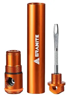 Zestaw do naprawy opon tubeless z pompką CO2 - Granite Suture Aero - orange