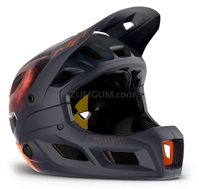 Kask z odpinaną szczęką MET Parachute MCR MIPS - purple haze