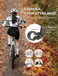 Lusterko rowerowe Rockbros F-253A z regulacją 360° i szkłem HD - 8