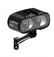 Lampka przednia LEZYNE E-BIKE POWER HB STVZO E550 290 lumenów 120 luxów, AUTO DAY/NIGHT SENSOR pod napęd elektryczny, system mocowania X-LOCK, kabel 130cm czarna