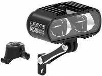 Lampka przednia LEZYNE E-BIKE POWER HB STVZO E550 290 lumenów 120 luxów, AUTO DAY/NIGHT SENSOR pod napęd elektryczny, system mocowania X-LOCK, kabel 130cm czarna