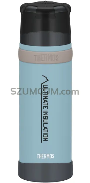 Thermos 0,9L Mountain - Termos z kubkiem do warunków ekstremalnych - niebieski