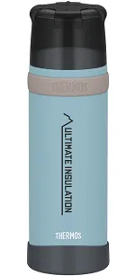 Thermos 0,9L Mountain - Termos z kubkiem do warunków ekstremalnych - niebieski