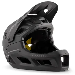Kask z odpinaną szczęką MET Parachute MCR MIPS - black matt glossy