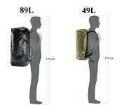 Torba podróżna, ekspedycyjna i plecak - Ortlieb DUFFLE RC 49L | 89L - Black - 7