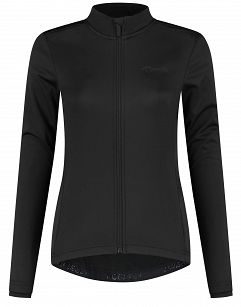 Damska kurtka softshell z oddychającym panelem na plecach Rogelli CORE, czarna