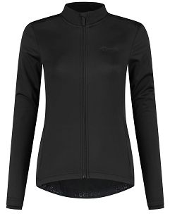 Damska kurtka softshell z oddychającym panelem na plecach Rogelli CORE, czarna