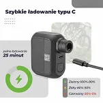 Mini pompka elektryczna Rockbros AS110 -120 psi - 3