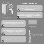 Mini pompka elektryczna Rockbros AS110 -120 psi - 5