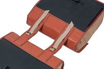 Sakwa miejska podwójna BASIL URBAN LOAD Double Bag 53L- terra/rose - 4