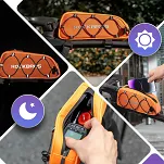 Torebka na górę ramy Rockbros 039-1, 1L, orange - 4