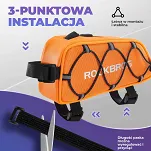 Torebka na górę ramy Rockbros 039-1, 1L, orange - 7