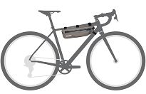 Torba pod ramę Ortlieb Bike Packing Frame-Pack TopTube 3L - Dark Sand - 7