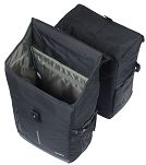 Troby boczne Basil Move - bicycle double bag / 30 liter / black - 3